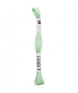 Fil à broder mouliné Uni - Rico Design 166 Vert