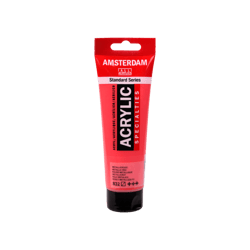 Peinture Acrylique en tube - Rouge métallique - 832 - Amsterdam - 120ml