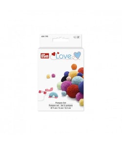 Set à pompon Love - Prym Blanc