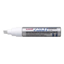 Marqueur PAINT Marker PX30 pointe biseautée large 4 - 8,5mm Argent UNI-BALL