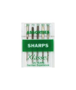 Aiguilles sharps pour machines - KLASSE taille n°Assorties 60 à 90