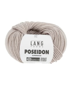Pelote de laine Vierge Poseidon - Lang Yarns 26 Marron