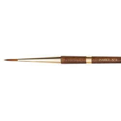 Pinceau - Rond - Aquarelle - Isabey - Isaqua - 6241i - N°4- Fibres synthétiques