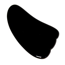 Gua Sha Palme en Obsidienne noire - Omsaé
