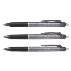 Lot de 3 Stylos roller rétractables Frixion Ball Clicker 0,50 mm Noir