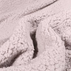 Tissu Fausse fourrure Sherpa Gris clair - Au mètre
