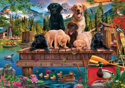 Puzzle 1000 pièces - Villégiature Canine - Schmidt Spiele