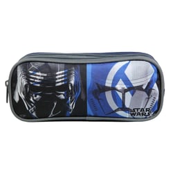 Trousse scolaire 2 compartiments Disney Star Wars Bleu - BAGTROTTER