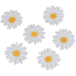 6 Marguerites Blanches - Tissu