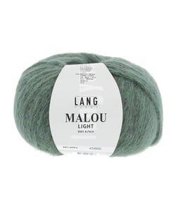 Pelote d'Alpaga et laine MALOU LIGHT - LANG YARNS 93 Vert