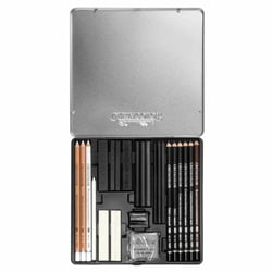 Coffret dessin Noir & Blanc 25 pièces