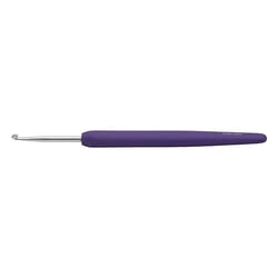 Aiguille à crochet ergonomique violet - 3 mm