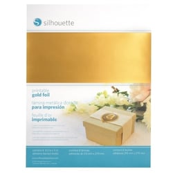 Feuilles adhésives or métal imprimables