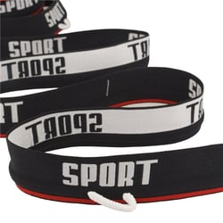Bobine 20m élastique sport cordon 40mm Noir