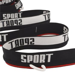 Bobine 20m élastique sport cordon 40mm Noir