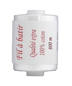 Fil À Batir 100% Coton Bobine De 800 mètres - Care & Create Blanc