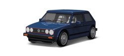 Volkswagen Golf Gti Bleue 1976-1983 échelle 1:35 - Cobi