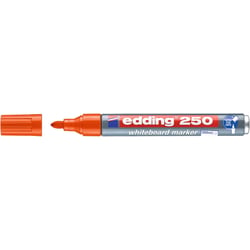 Marqueur tableau blanc EDDING - Orange - Pointe ronde 1,5-3 mm - Corps aluminium