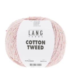 Pelote de Coton et Soie COTTON TWEED - Lang Yarns 09 Rose