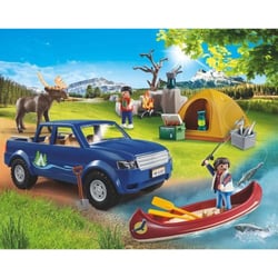 PLAYMOBIL monsterhigh Campeurs avec pick up & tente - 5669