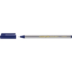 Lot de 10 stylos feutres d'écriture pointe fine 0,6 mm - EDDING - Bleu