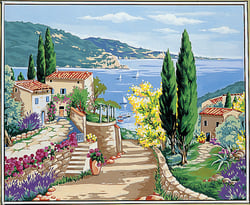 Canevas Pénélope Antique Méditerranée 60x70cm