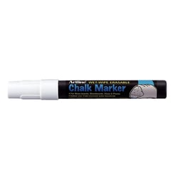 Lot de 12 marqueurs craie liquide ARTLINE - Pointe conique 4 mm - Blanc