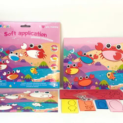 Famille Crabes - Kit Créatif en mousse - Apli Krapli