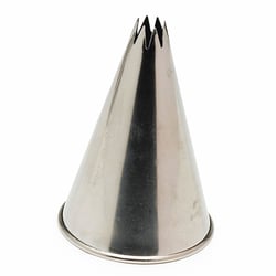 Douille petits-fours inox - 8 dents