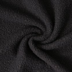 Tissu Fausse fourrure Bouclette Daphné uni Gris anthracite
