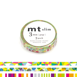 Masking tape - 3 rouleaux ultra-fins POP 3mm x 7M