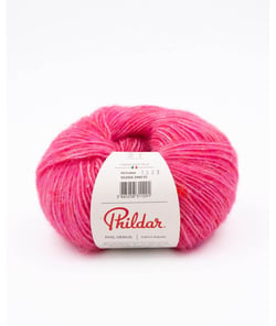 Pelote de laine et Alpaga Phil Vénus - Phildar Petunia Rose