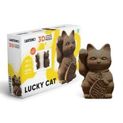 Cartonic® Sculpture-Puzzle 3D carton - Lucky cat