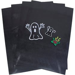Feuilles de plastique thermorétractable, A4, noir, 10 flles/ 1 Pq.