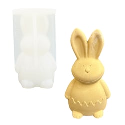 Moule en silicone 15,2cm x 8,9cm x 7,2cm - Lapin grand