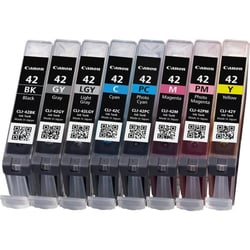 Cartouche d'encre CLI-42 8inks - CANON - Noir et couleur - Capacité standard - multipack 8 encres