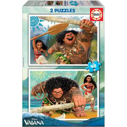 Puzzle - Disney Vaiana - 2 modèles - 2x48 pièces - Dès 4 ans - Educa