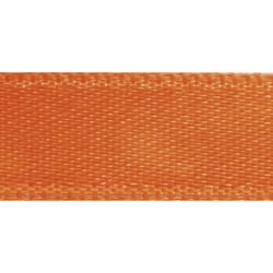 Ruban de satin, 7 mm, rouleau 10 m, orange