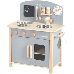 Cuisine enfant en bois - Gris / Naturel