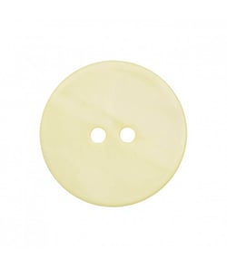 Carte de 2 boutons Rond en Nacre 2 Trous 20mm - Prym Jaune