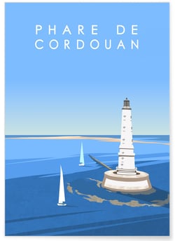 Affiche Phare de Cordouan | A3 : 29,7x42cm