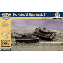 Pz.Kpfw.VI Tiger I Ausf.E le pack inclut 2 maquettes de char à clipser (snap together) - spécial wargame