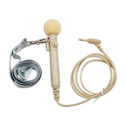 Microphone Main Libre Couleur Chair Avec Haut-Parleur Et Cordon 1m Beige 2 YONIS