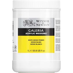 Gesso - Blanc - Apprêt - Acrylique, aquarelle, huile - Winsor et Newton - Pot 1L