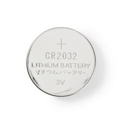 Nedis Pack de 5 Piles Boutons Lithium CR2032 3V DC Prêtes à l'Emploi