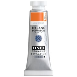 Gouache - Extra-fine - Jaune orange sans cadmium - 910 - Lefranc Bourgeois - Linel - 14ml
