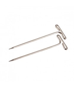 Lot de 50 epingles T de blocage tricot - Knitpro Argent