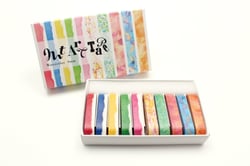 Coffret ART TAPE 10 masking tape 9mm effet aquarelle - 7 m x 9mm
