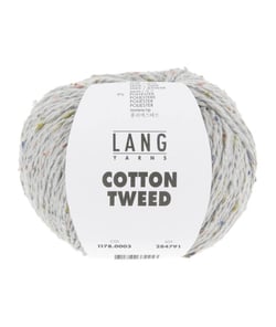 Pelote de Soie et Coton COTTON TWEED - Lang Yarns 03 Gris