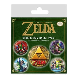 The Legend of Zelda - Pack 5 badges Classics